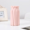 Creative plastic vases, simple and modern flower arrangements, diamond-shaped origami vases, dry and wet flower vases, living room ornaments Application Scenario